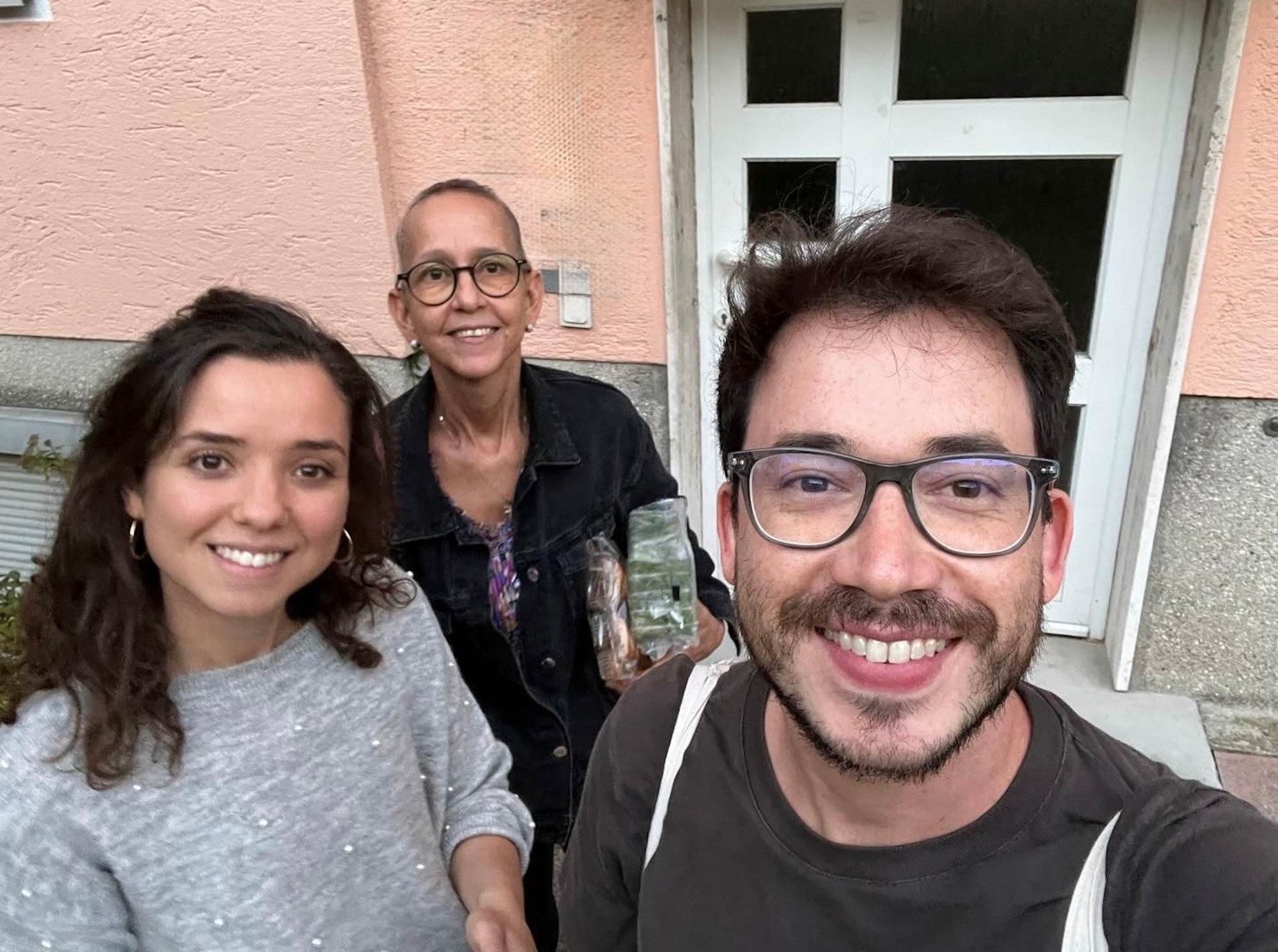 ¡Te extrañé! Una postal para Verónica