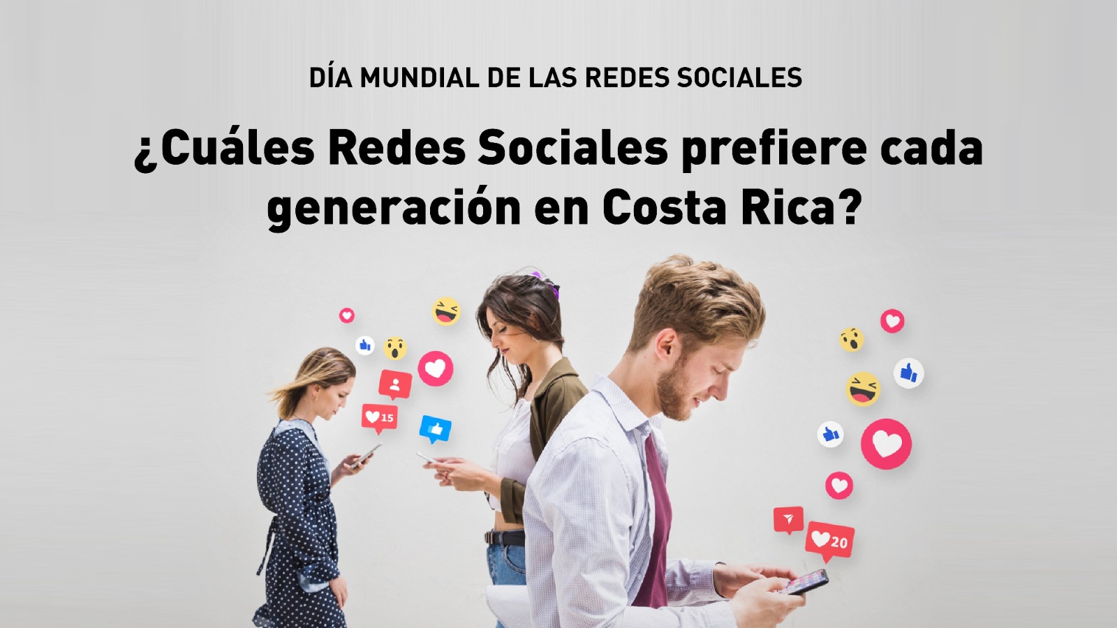 ¿Cuáles Redes Sociales prefiere cada generación en  Costa Rica?