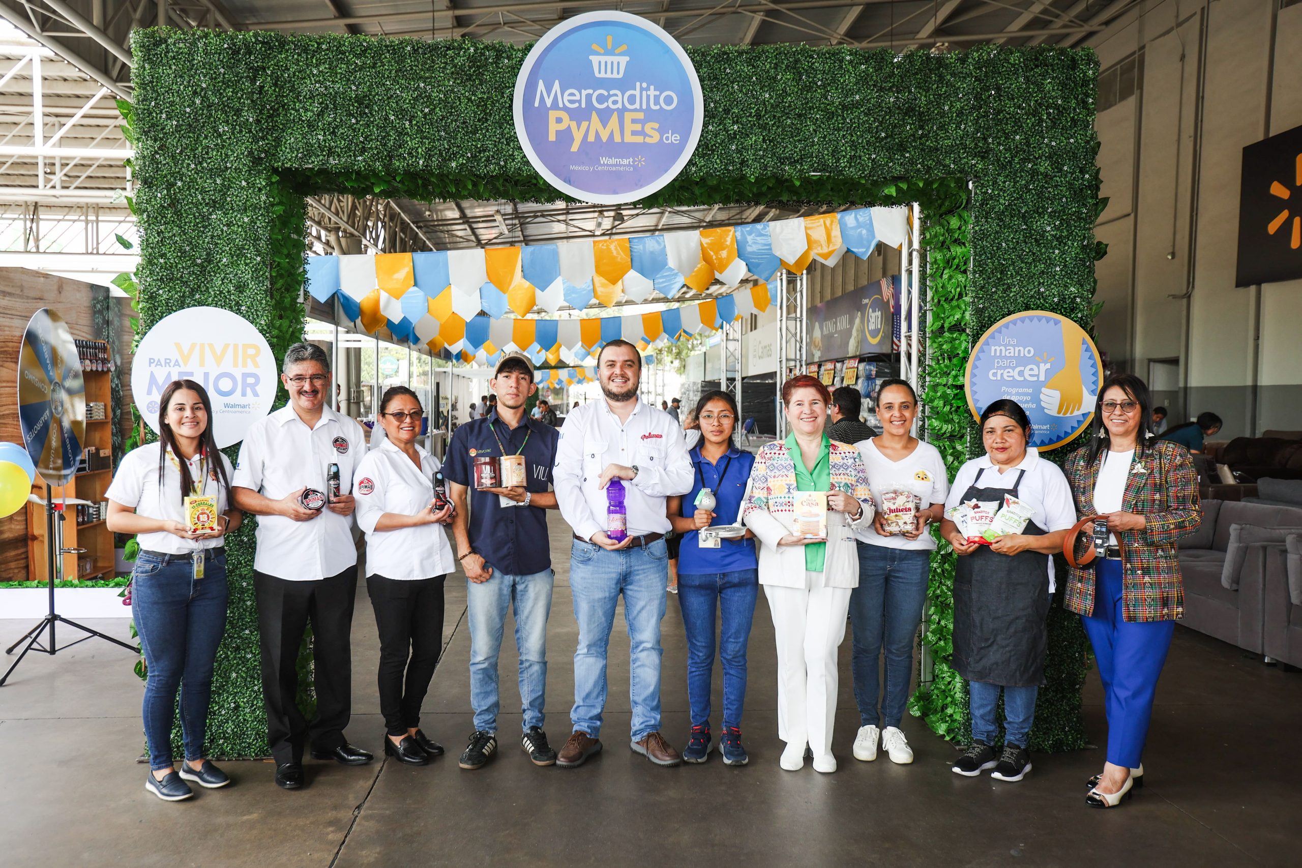 ¡Regresa el Mercadito Pyme de Walmart! apoyando el talento 100% guatemalteco