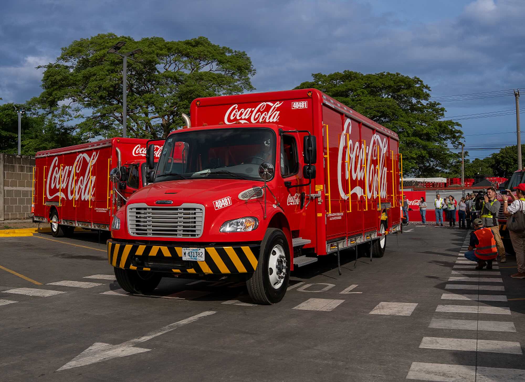 Coca-Cola FEMSA amplía su flota en Nicaragua con nuevos camiones