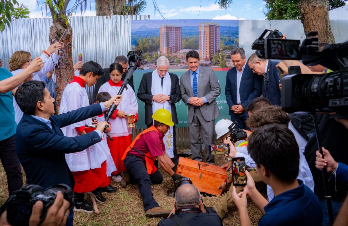 Colocan la primera piedra de Distrito San Ángel, nuevo epicentro de vida urbana en Zona 2, Guatemala
