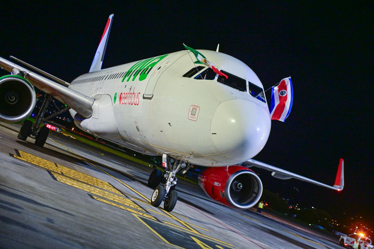 Viva aterriza por primera vez en Costa Rica con su nueva ruta Monterrey – San José