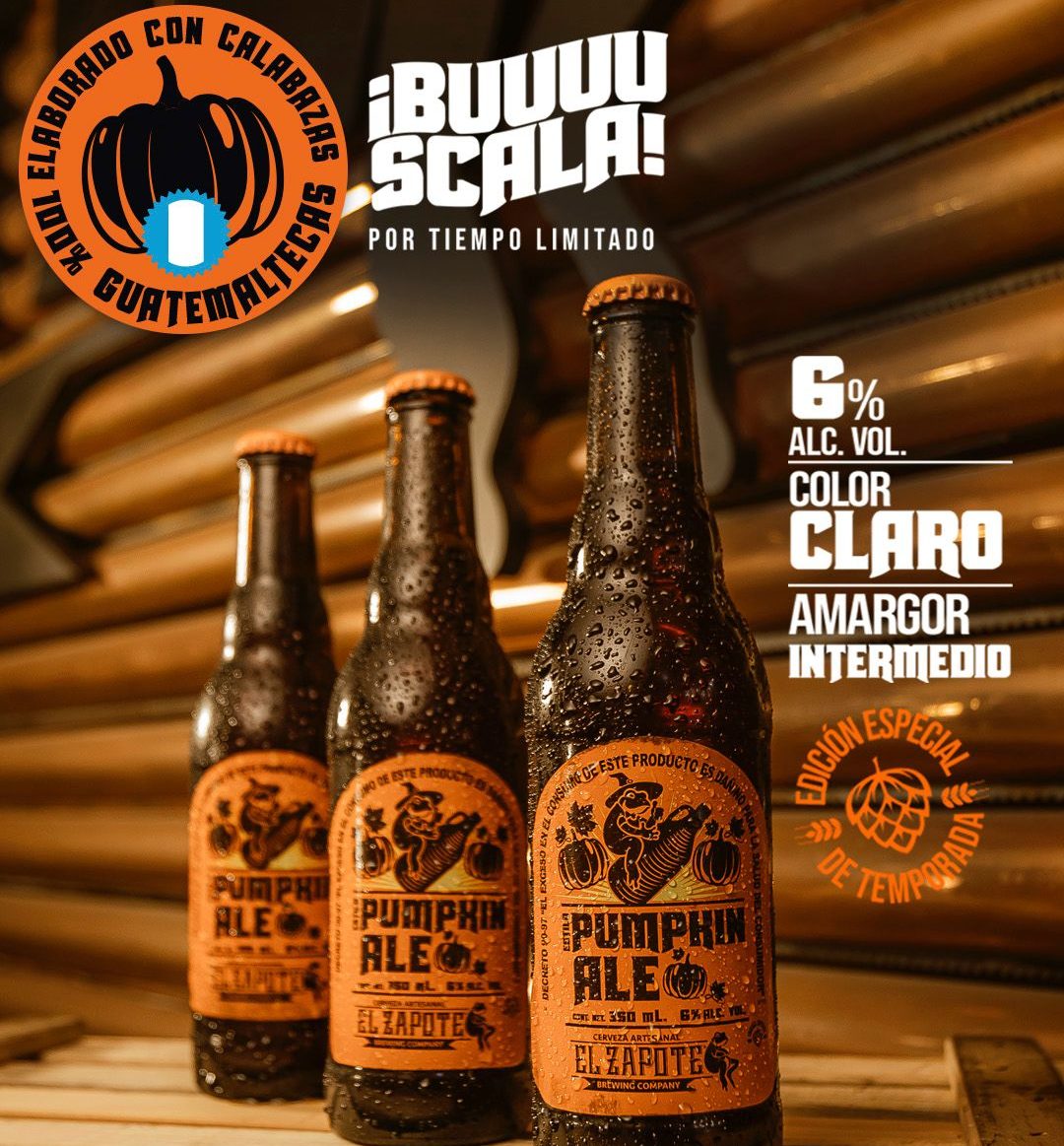 Relanzan  cerveza artesanal Pumpkin Ale elaborada con calabazas 100% guatemaltecas