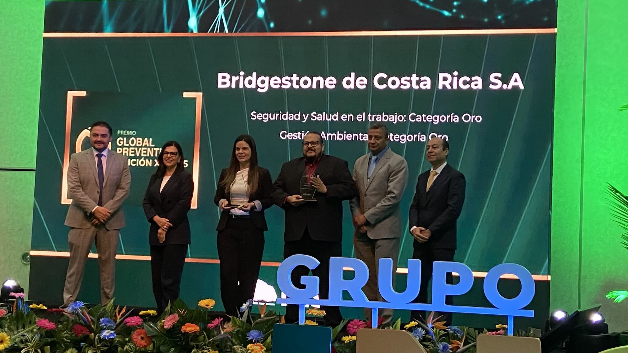 Bridgestone recibe cuatro reconocimientos por su excelencia operativa y compromiso con la salud ocupacional
