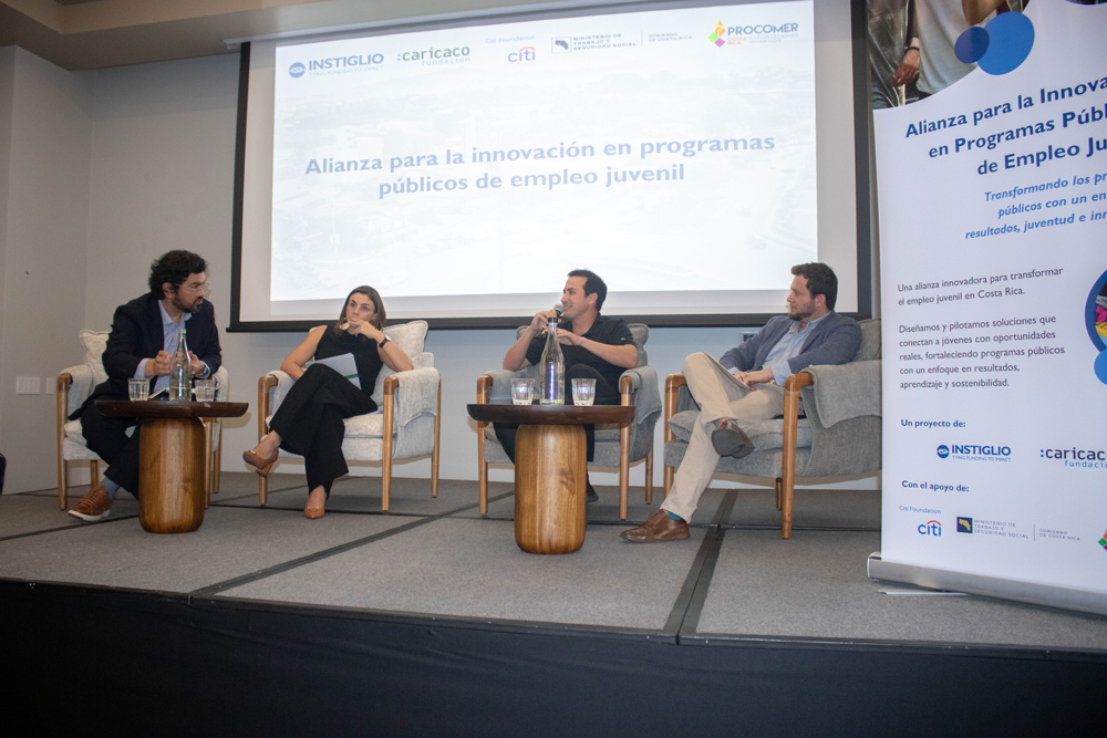 Fundación Caricaco e Instiglio impulsan una alianza para transformar el empleo juvenil en Costa Rica