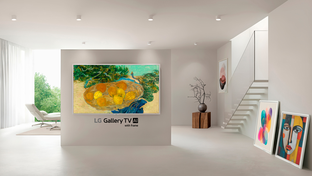 LG Electronics amplía su portafolio de televisores de estilo de vida con el nuevo Gallery TV inspirado en el arte