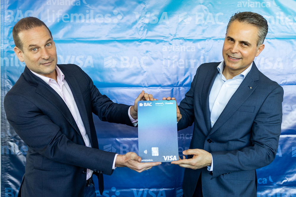 Lifemiles, Visa y BAC presentan la primera tarjeta empresarial regional que convierte las compras corporativas en millas para viajes de la empresa