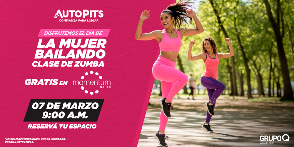 Autopits impulsa salud femenina con clase gratuita de zumba