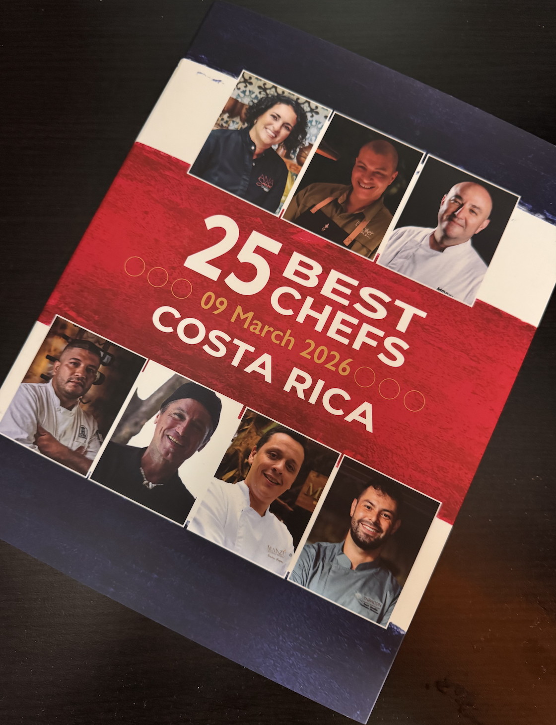Primera edición¨25 Best Chefs¨ celebra el talento culinario en Costa Rica