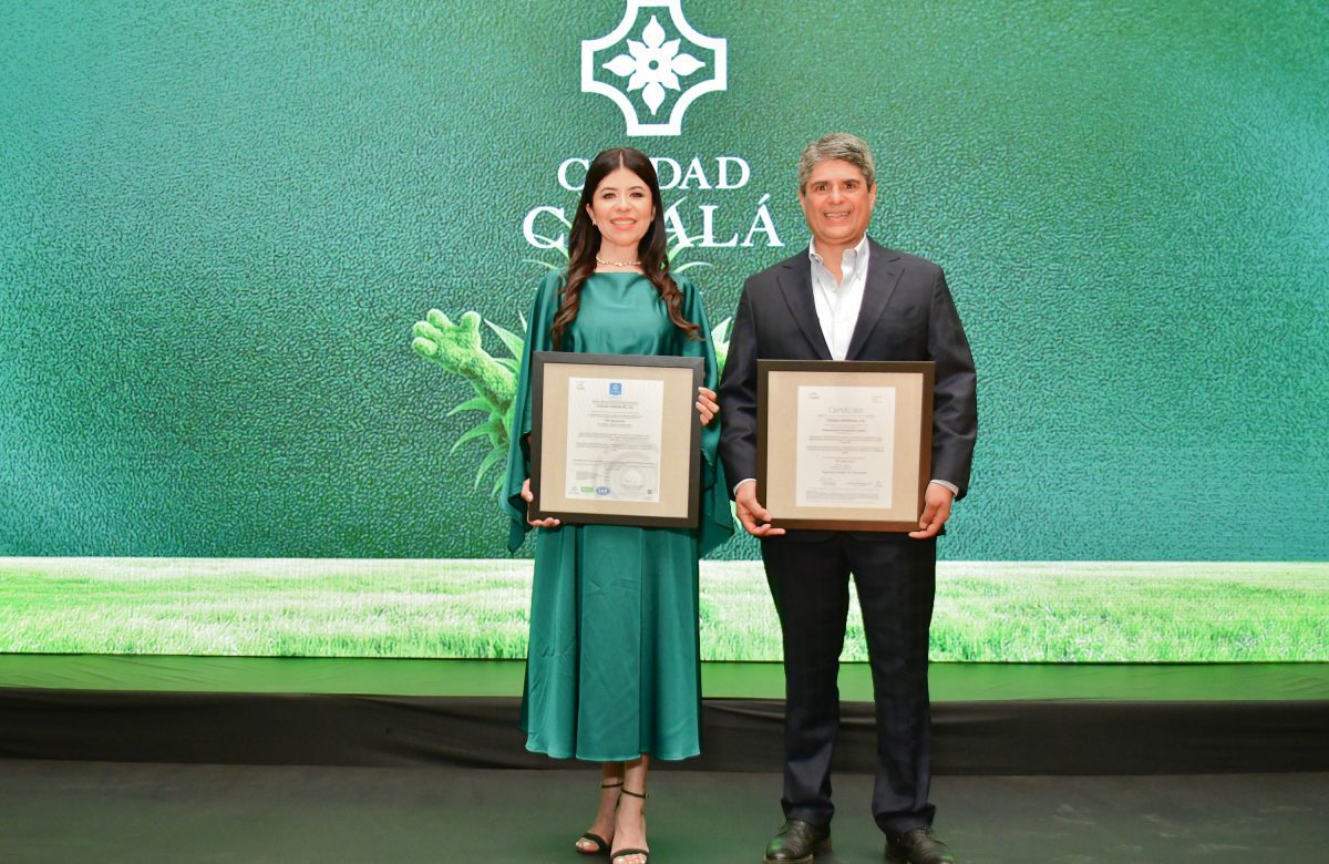 Guatemala: Grupo Cayalá obtiene la certificación internacional ISO 14001:2015