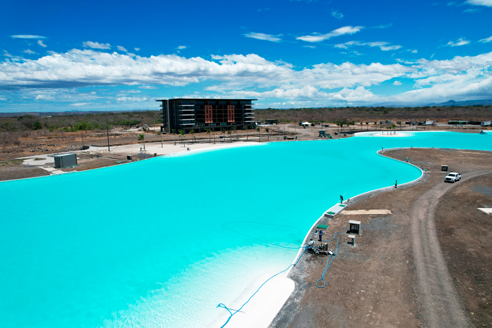 Ciudad NYA finaliza la construcción de la primera laguna Crystal Lagoons de Costa Rica