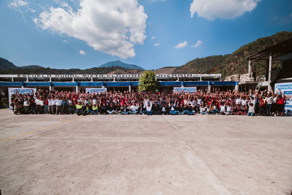 Guatemala: Escuela en Amatitlán mejora su acceso al agua aprovechando captación de agua lluvia