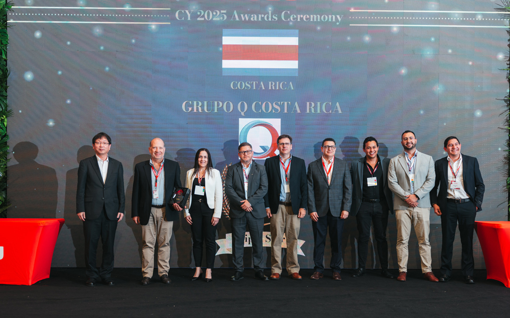 Grupo Q Costa Rica obtiene la distinción global más relevante de postventa de Isuzu y se posiciona entre los mejores del mundo