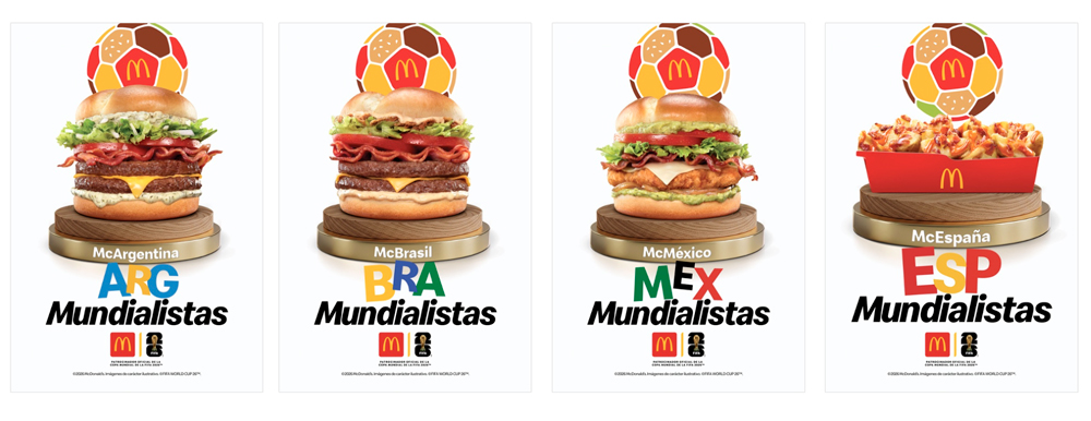 McDonald’s celebra la pasión de la Copa Mundial FIFA 2026™ con el lanzamiento de sus Hamburguesas Mundialista