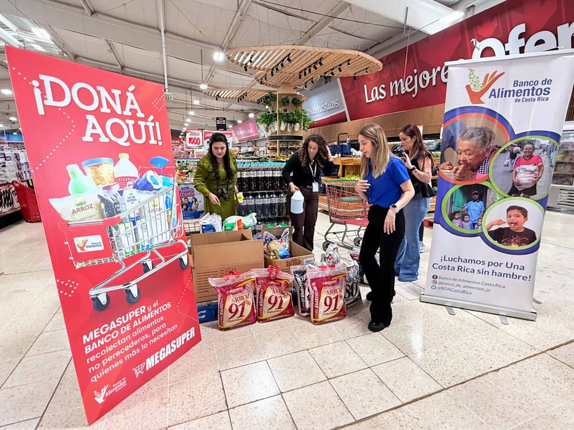 Corporación Megasuper fortalece estrategia de sostenibilidad a través de alianza con el Banco de Alimentos