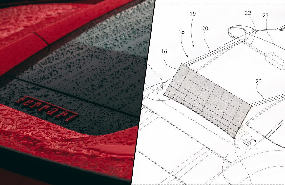 Ferrari imagina un auto que se recarga mientras está estacionado bajo el sol