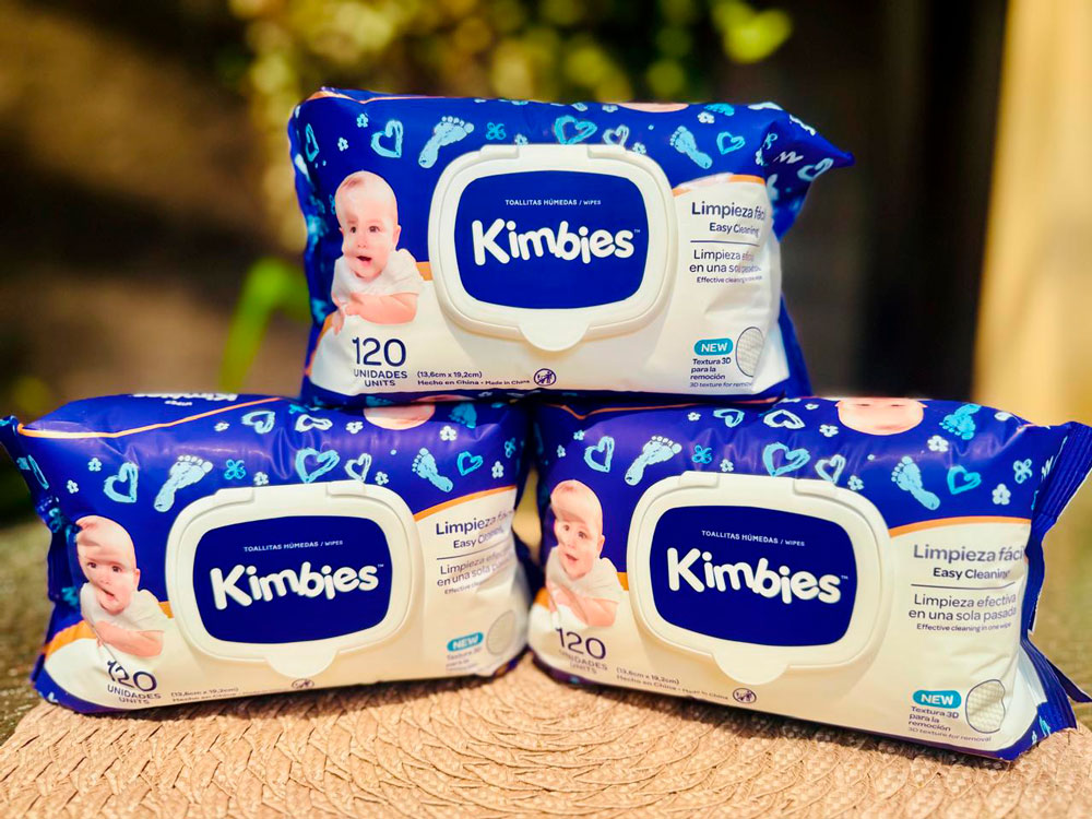 Kimberly-Clark presenta las nuevas toallitas húmedas Kimbies