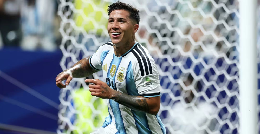 El argentino Enzo Fernández marca el gol 3000 en la historia de los Mundiales