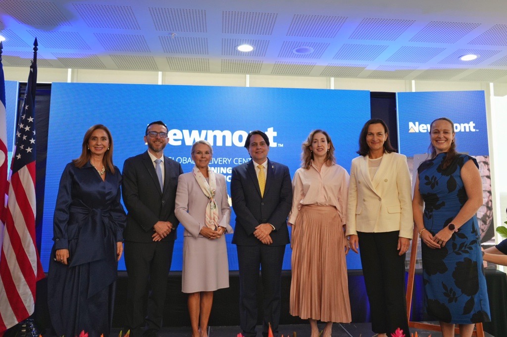 Costa Rica da la bienvenida al lanzamiento del Global Delivery Center de Newmont, fortaleciendo su posición como destino de inversión