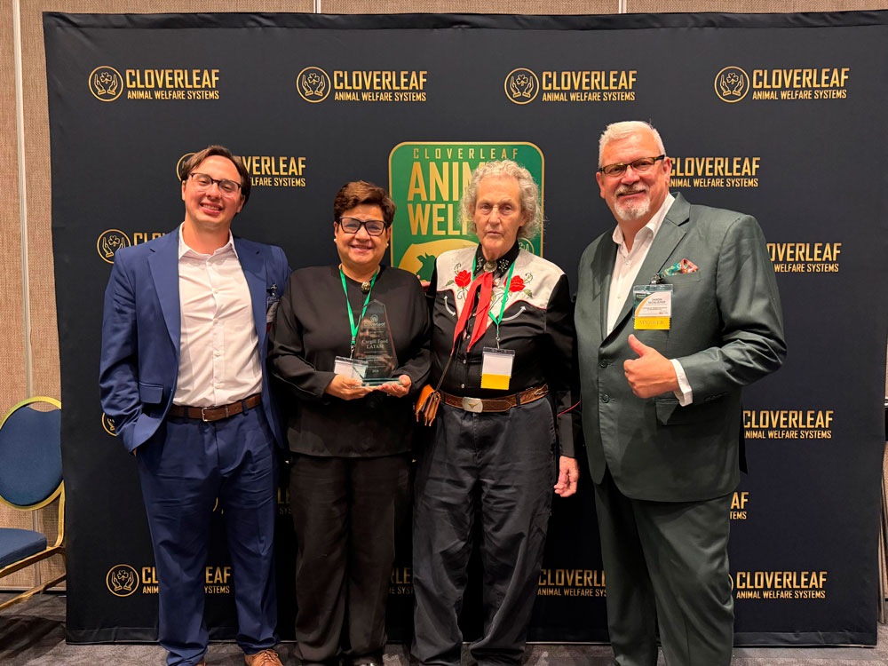 Cargill Food Latinoamérica recibe reconocimiento internacional por su liderazgo en bienestar animal y producción responsable
