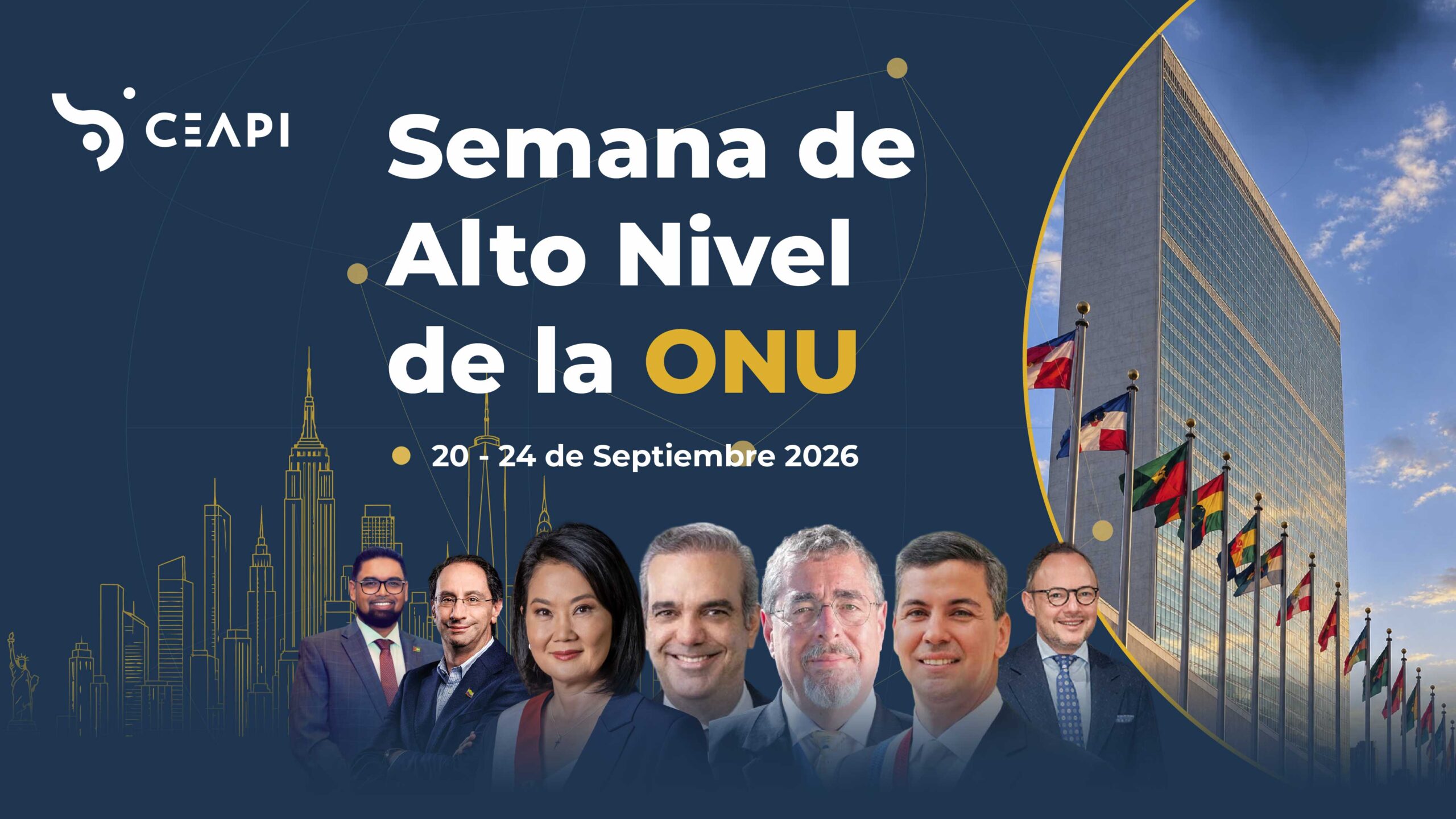 CEAPI celebrará, en el marco de la Asamblea General de la ONU, encuentros con seis presidentes iberoamericanos