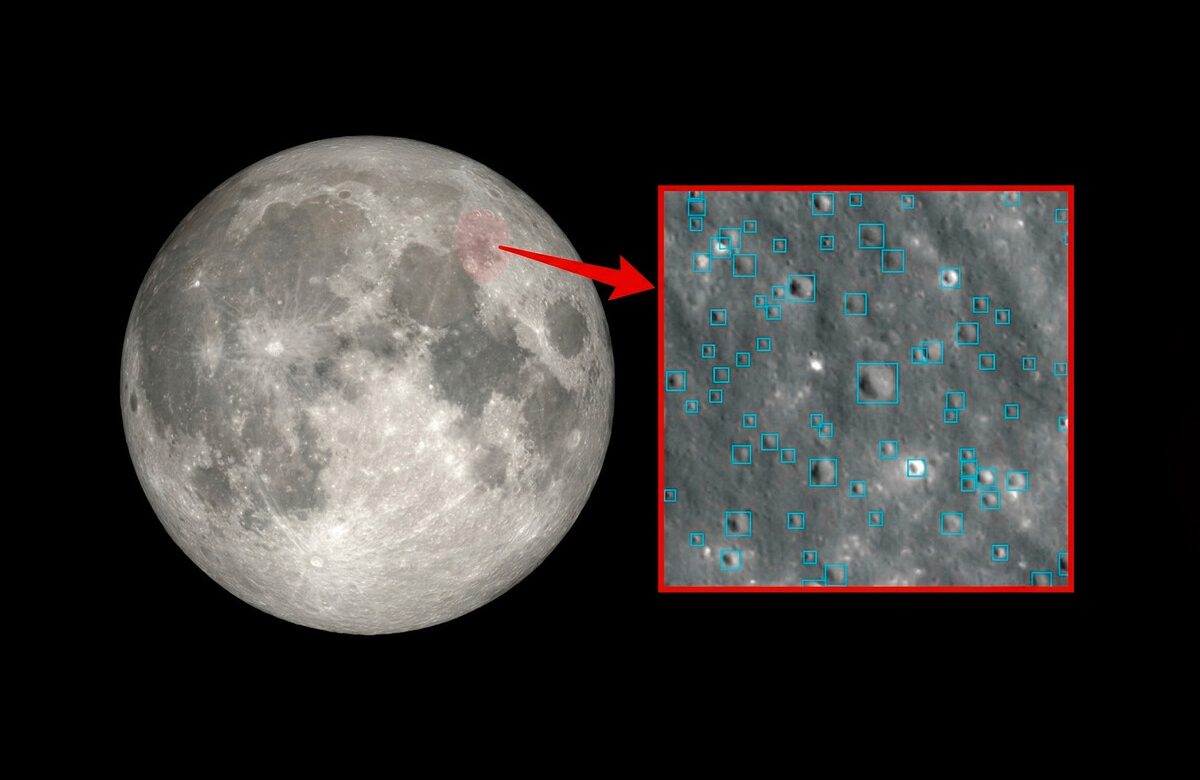 NASA e IBM desarrollan una IA para estudiar hielo y cráteres en la Luna