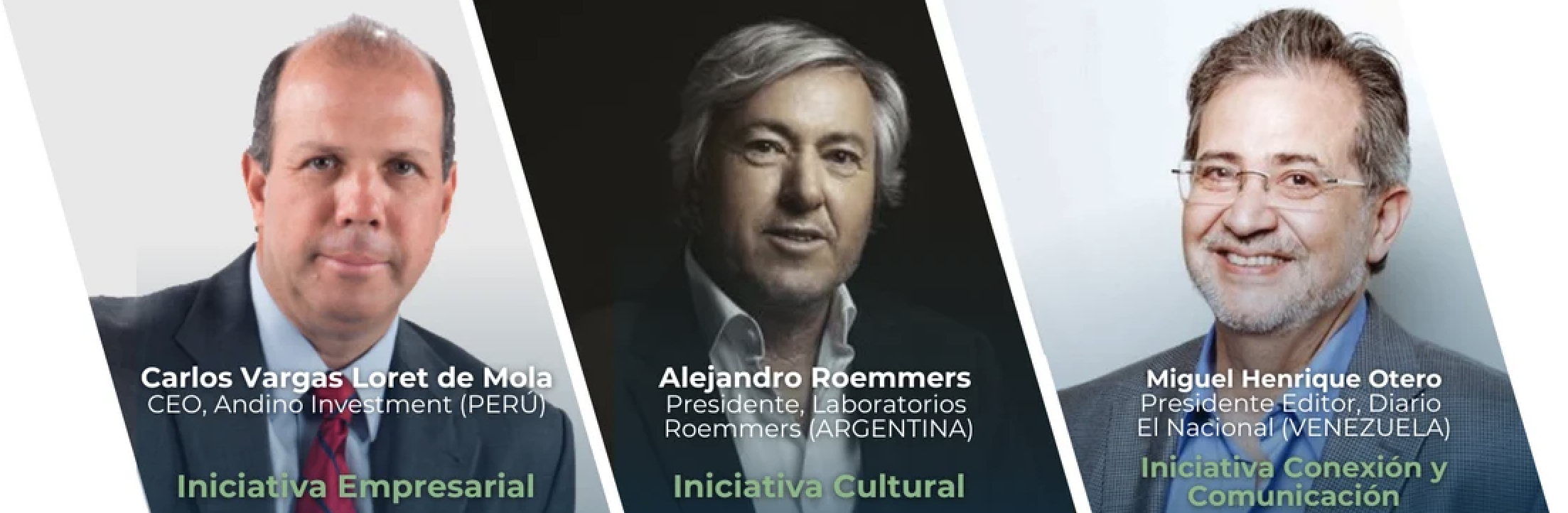 La II edición de los premios ‘Madrid, capital de Iberoamérica’ reconocen al empresario peruano Carlos Vargas, al escritor y mecenas argentino Alejandro Roemmers y al periodista venezolano Miguel Henrique Otero