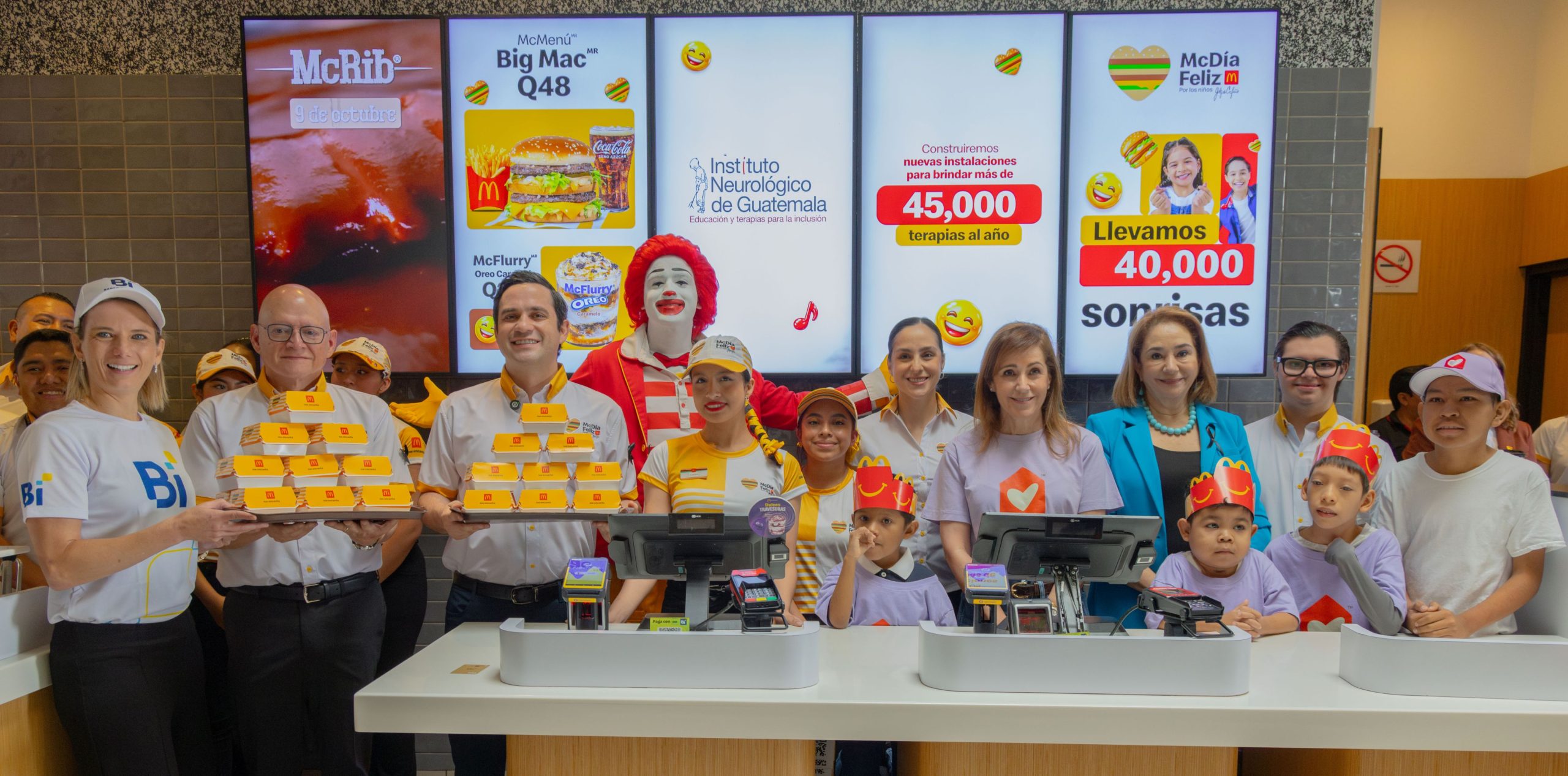 McDía Feliz reunió a los guatemaltecos en apoyo a cuatro fundaciones que trabajan por la niñez