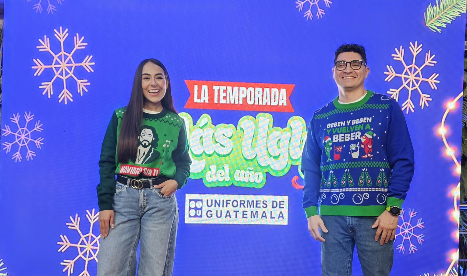 Uniformes de Guatemala lanza 13 diseños de Ugly Sweaters navideños