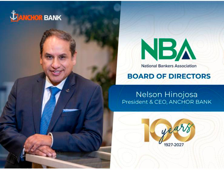 Nelson Hinojosa se incorpora a la Junta Directiva de la National Bankers Association